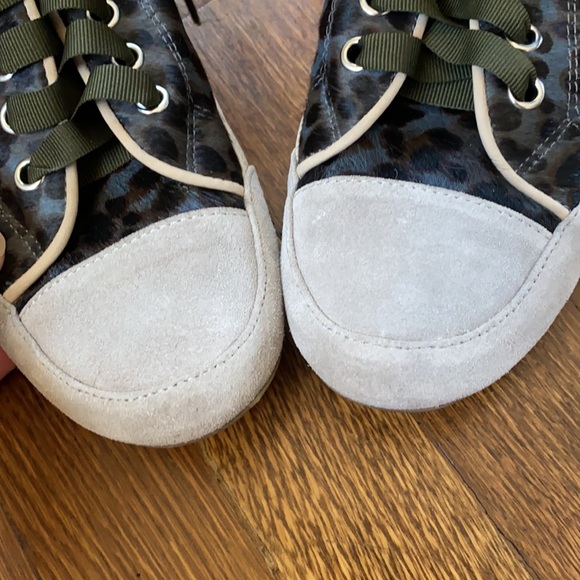 Boden Pony Hair Leopard Print Shoes - Picture 5 of 9